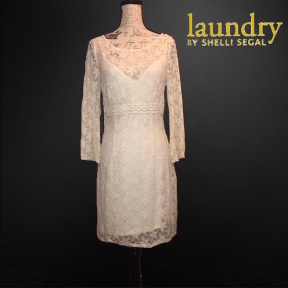 Laundry By Shelli Segal Dresses & Skirts - Laundry by shelli segal white lace dress sz 6